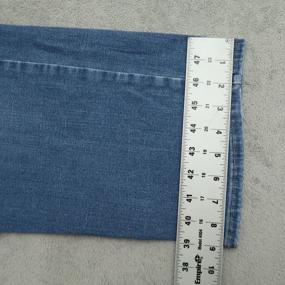 Levi's 414 Jeans Women's Size 20WS Blue High-Rise Classic Straight 28.5" Inseam - Picture 4 of 16